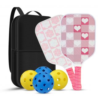Manufacturer Glass Fiber PP Honeycomb Pickle Paddle Custom Logo Pickleball Racket