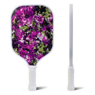 Customized Design UV Printing Fiber Glass Pickle Ball Paddle Outdoor Sports Beach Racket PP Honeycomb