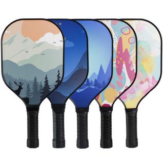Custom Pickleball Paddle Wooden Edgeless Pickleball Paddle Rackets With Edge Paddle Pickleball