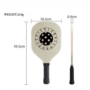 Wood Pickleball Paddle Custom logo 9-ply Wooden Pickleball Rackets With Custom Package or Bag