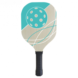 Manufacturer Wood Pickleball Paddle Customized UV Printing Wooden Pickleball Paddle Racket